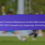 Ρόλος Τοπικών Επιχειρήσεων στα FIFA Grassroots Festivals 2025: Χορηγία, Συμμετοχή, Κοινωνικός Αντίκτυπος