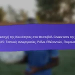 Ανάλυση Ηλικιακών Ομάδων στα Φεστιβάλ Grassroots της FIFA 2025: Κατηγορίες Νεότητας, Ποσοστά Συμμετοχής, Τάσεις